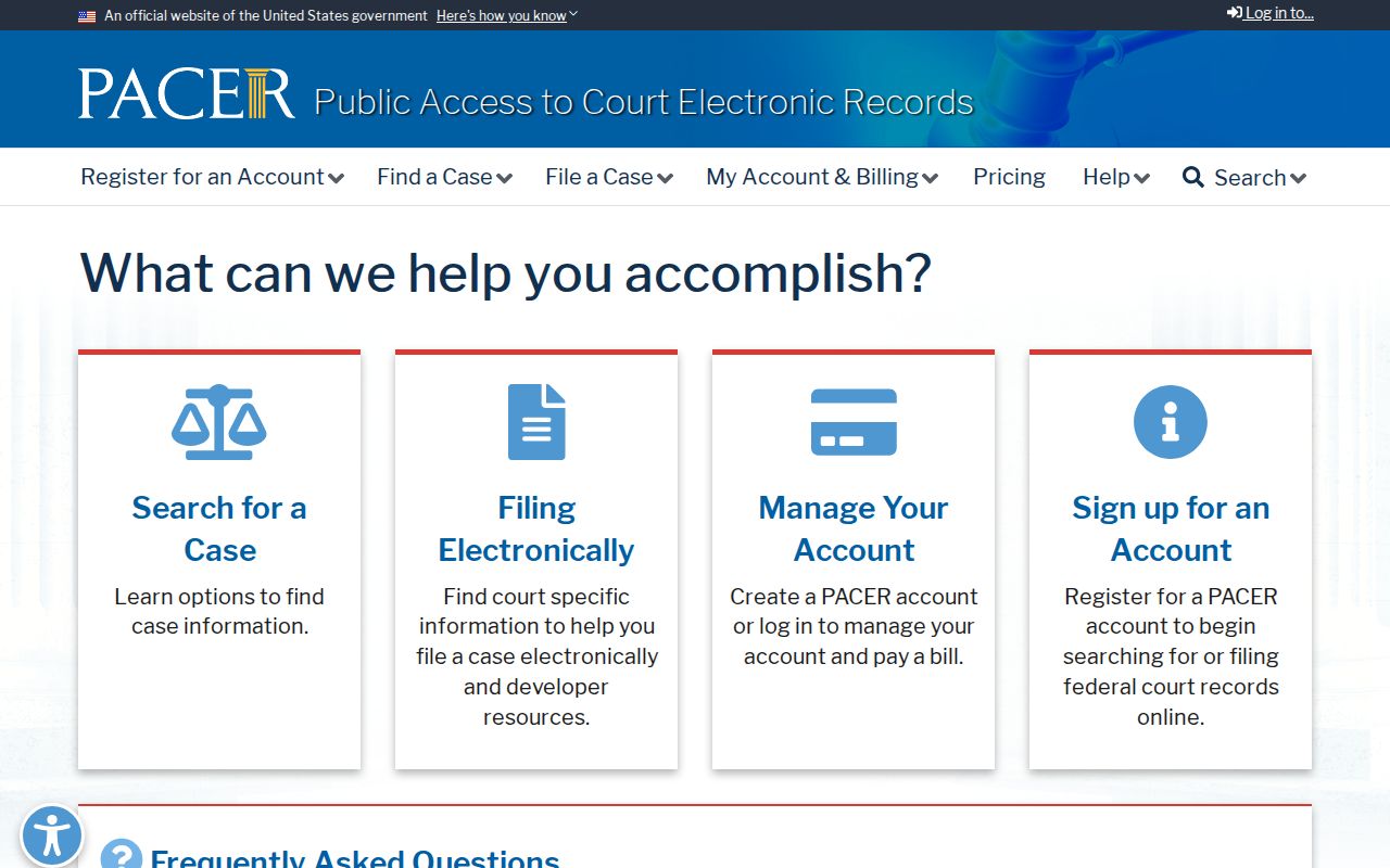 Cherokee County court dockets PACER federal docket access