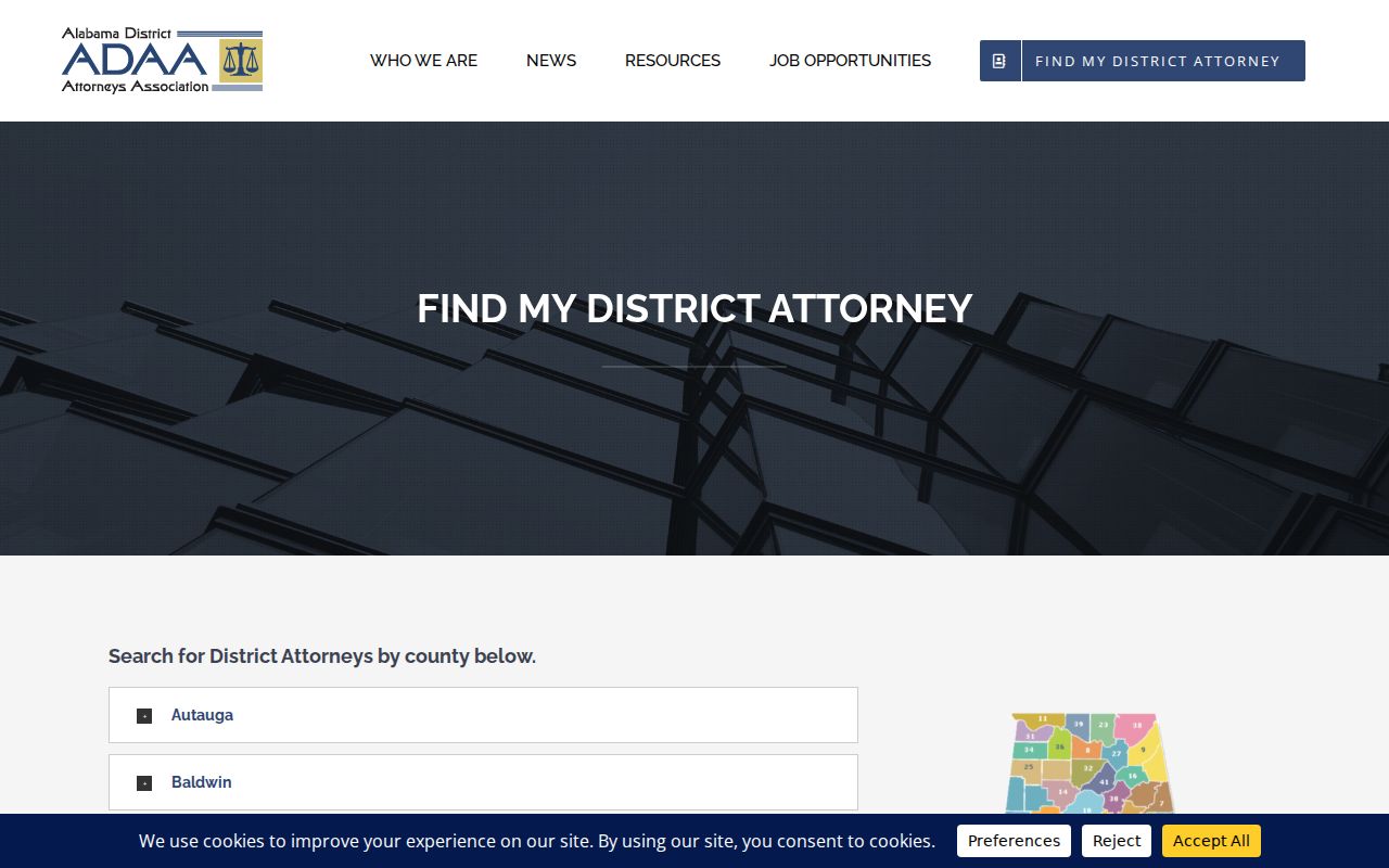 Cherokee County criminal court records Alabama district attorney lookup